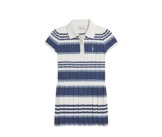 blusa azul con blanco, NIÑAS