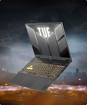 Imagen de una computadora color gris obscuro la marca DELL banner menu