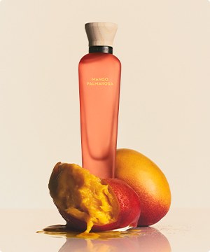Imagen de un frasco de perfume de la marca ADOLFO DOMÍNGUEZ, banner menu