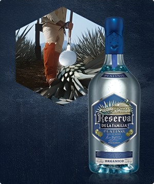 Imagen de botella de tequila RESERVA DE LA FAMILIA menu
