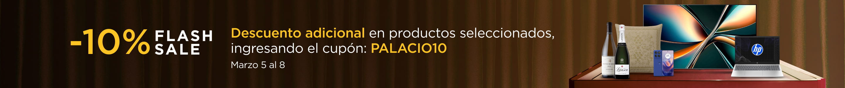 Flash Sale 10% de descuento adicional 