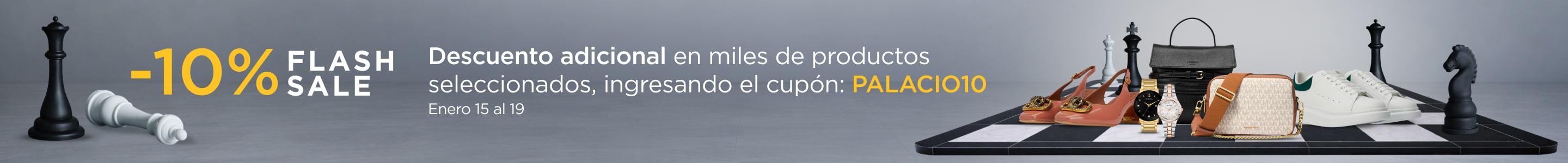 Flash Sale 10% de descuento adicional 