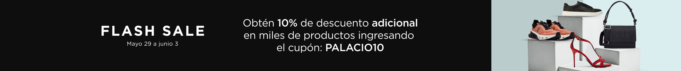 Flash Sale 10% de descuento adicional 