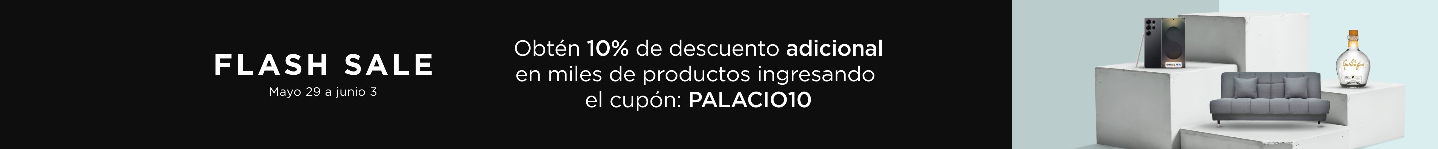 Flash Sale 10% de descuento adicional 