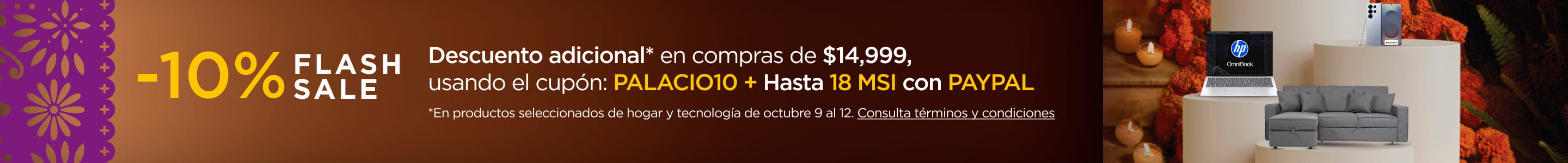 Flash Sale 10% de descuento adicional 