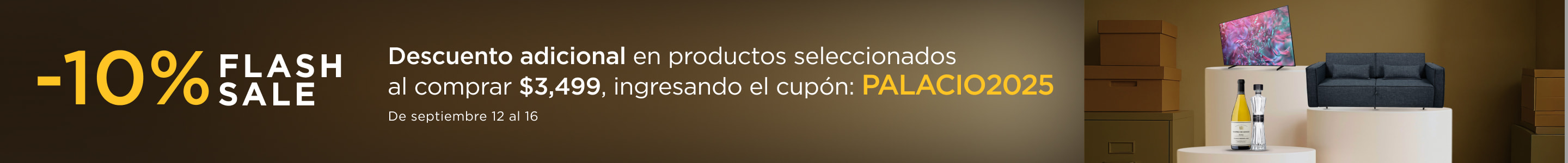 Flash Sale 10% de descuento adicional 