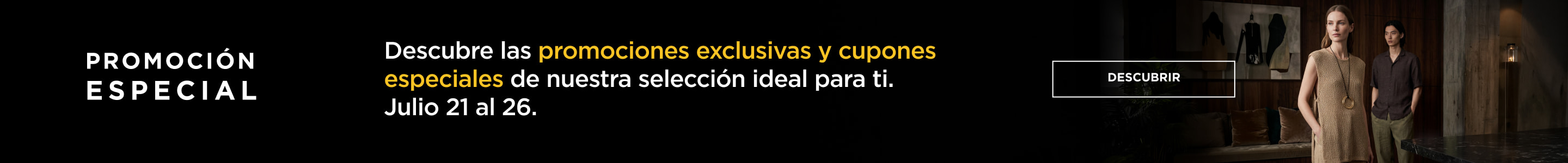 Cintillo de cupones especiales