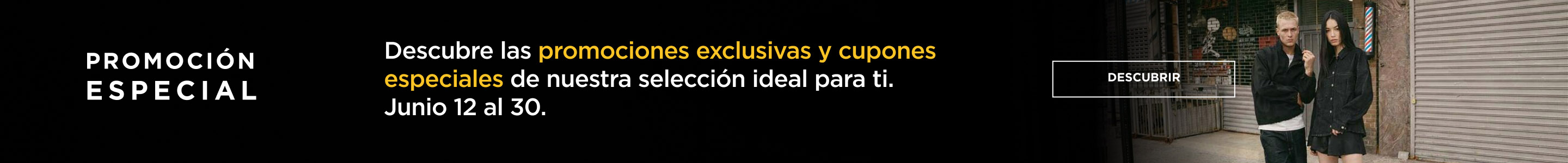 Cintillo de cupones especiales