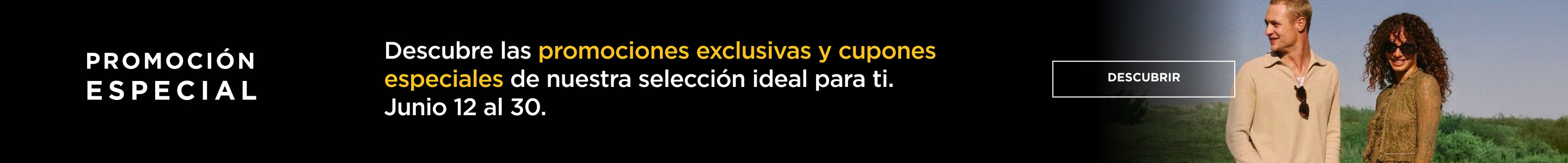 Cintillo de cupones especiales