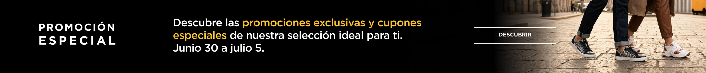 Cintillo de cupones especiales