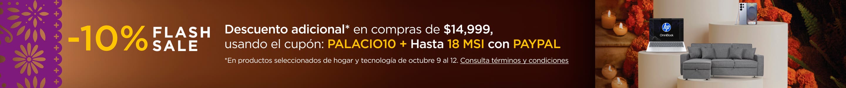 Flash Sale 10% de descuento adicional 