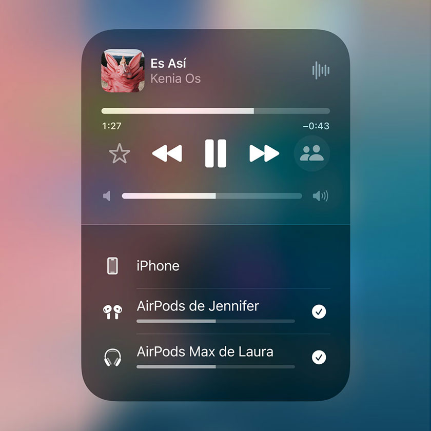 Escuchar con alguien más.