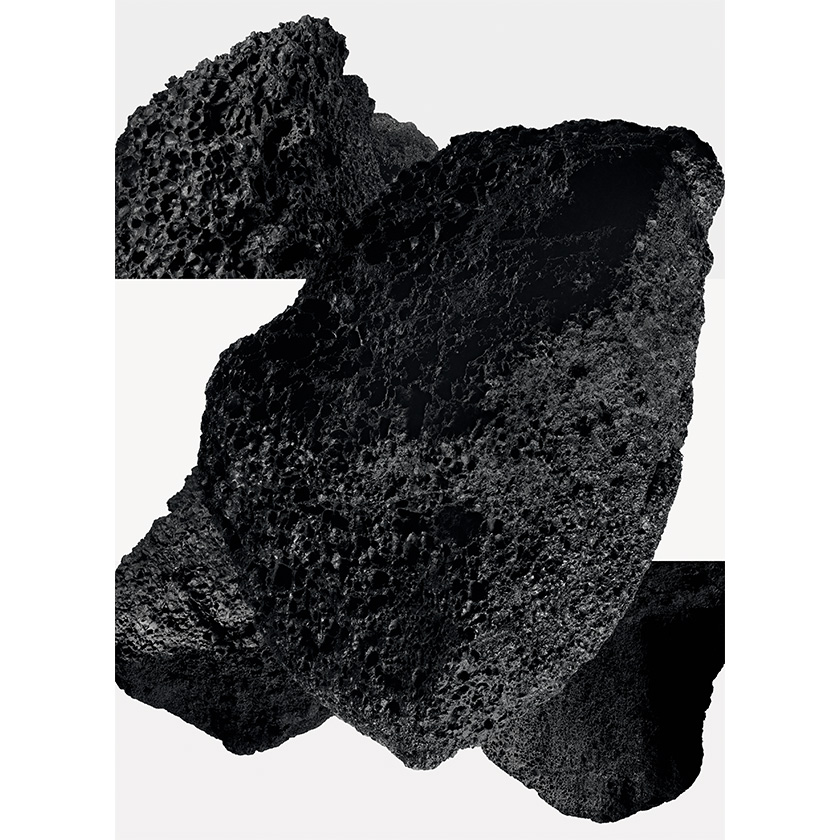 Piedra volcánica intensa 