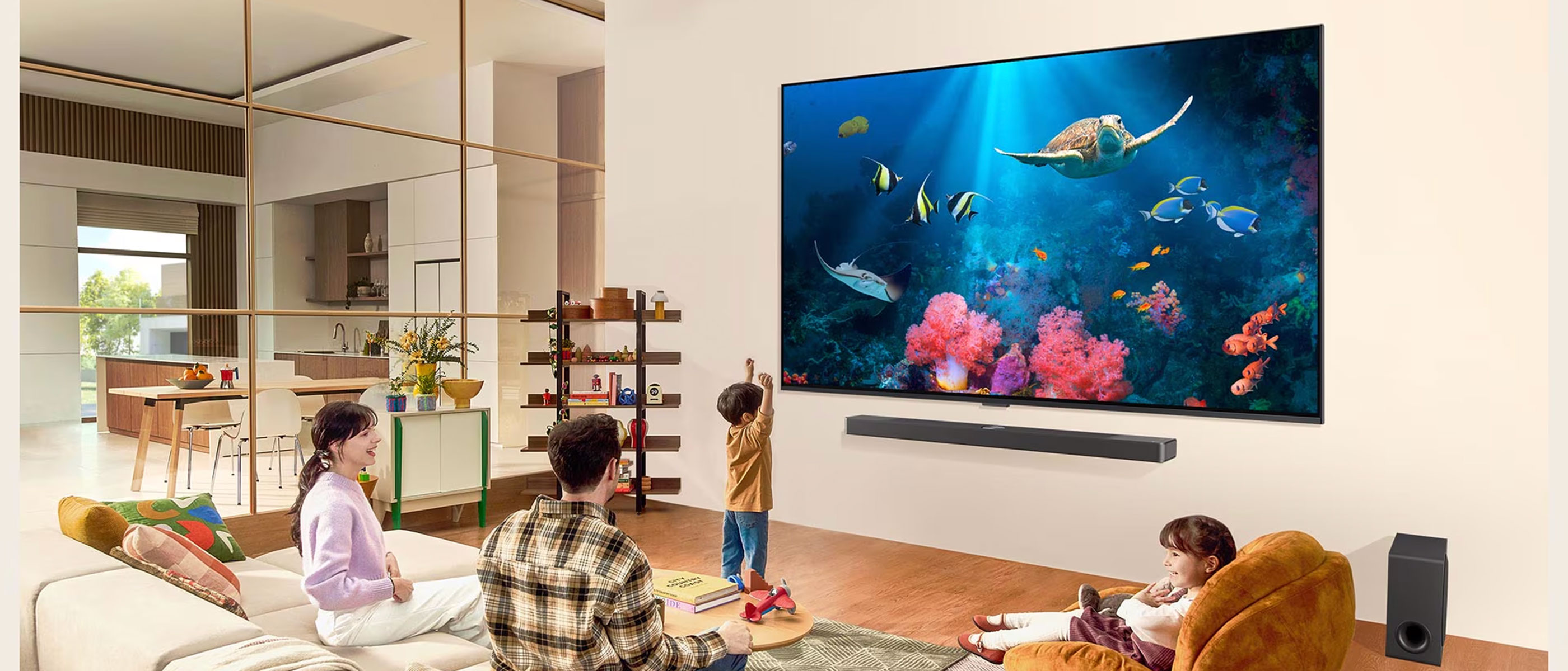 Déjate apantallar a gran escala. 