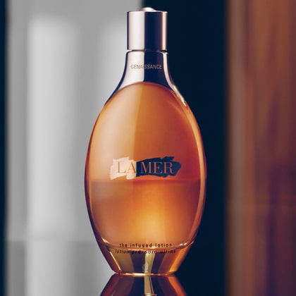 frasco de tratamiento para la piel de La Mer