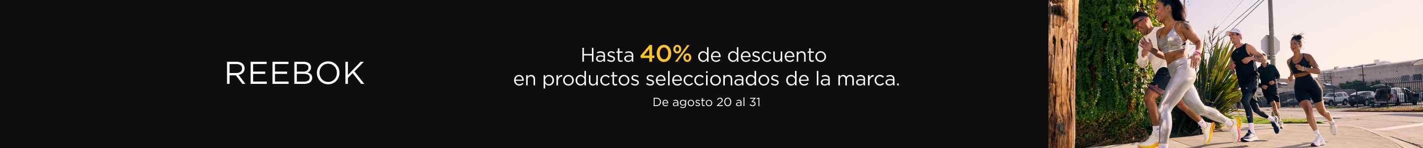 Hasta 40% de descuento en producctos seleccionados