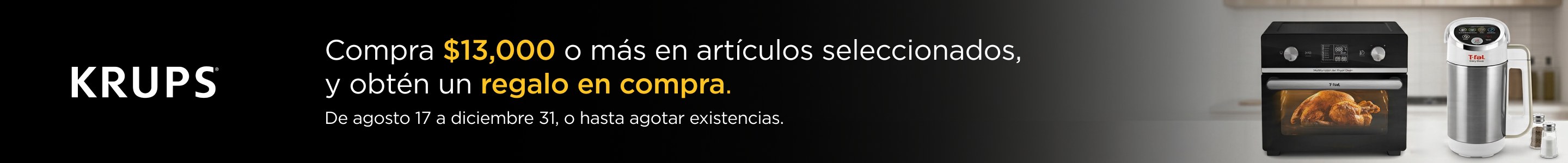 KRUPS regalo en compra