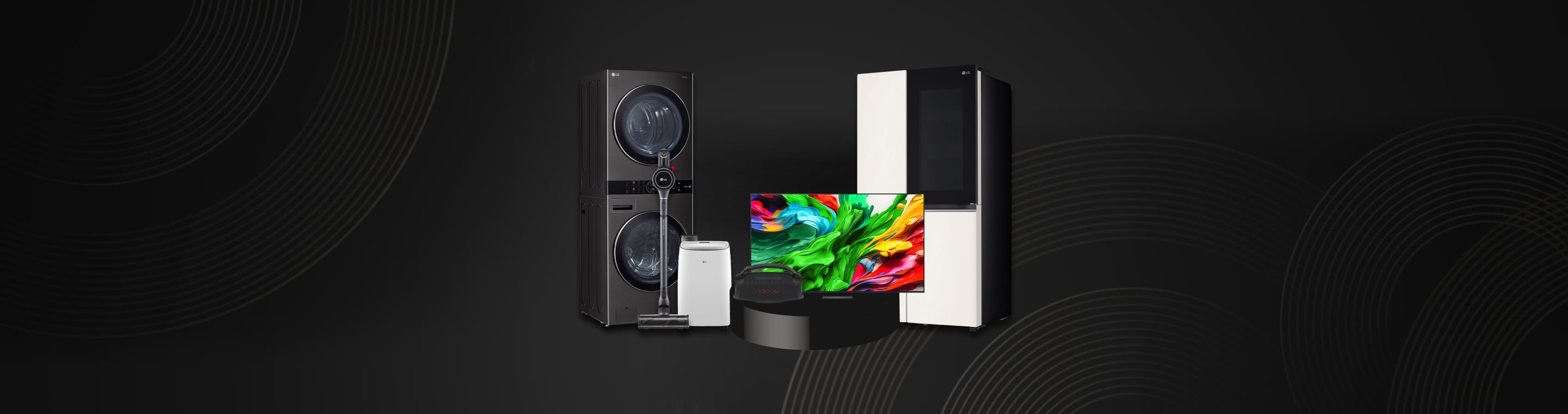 Días de tecnología lg, imagen de aparatos lg, Hasta 40% de descuento + 12 mensualidadessin intereses, JULIO 16 al 30 de 2025
