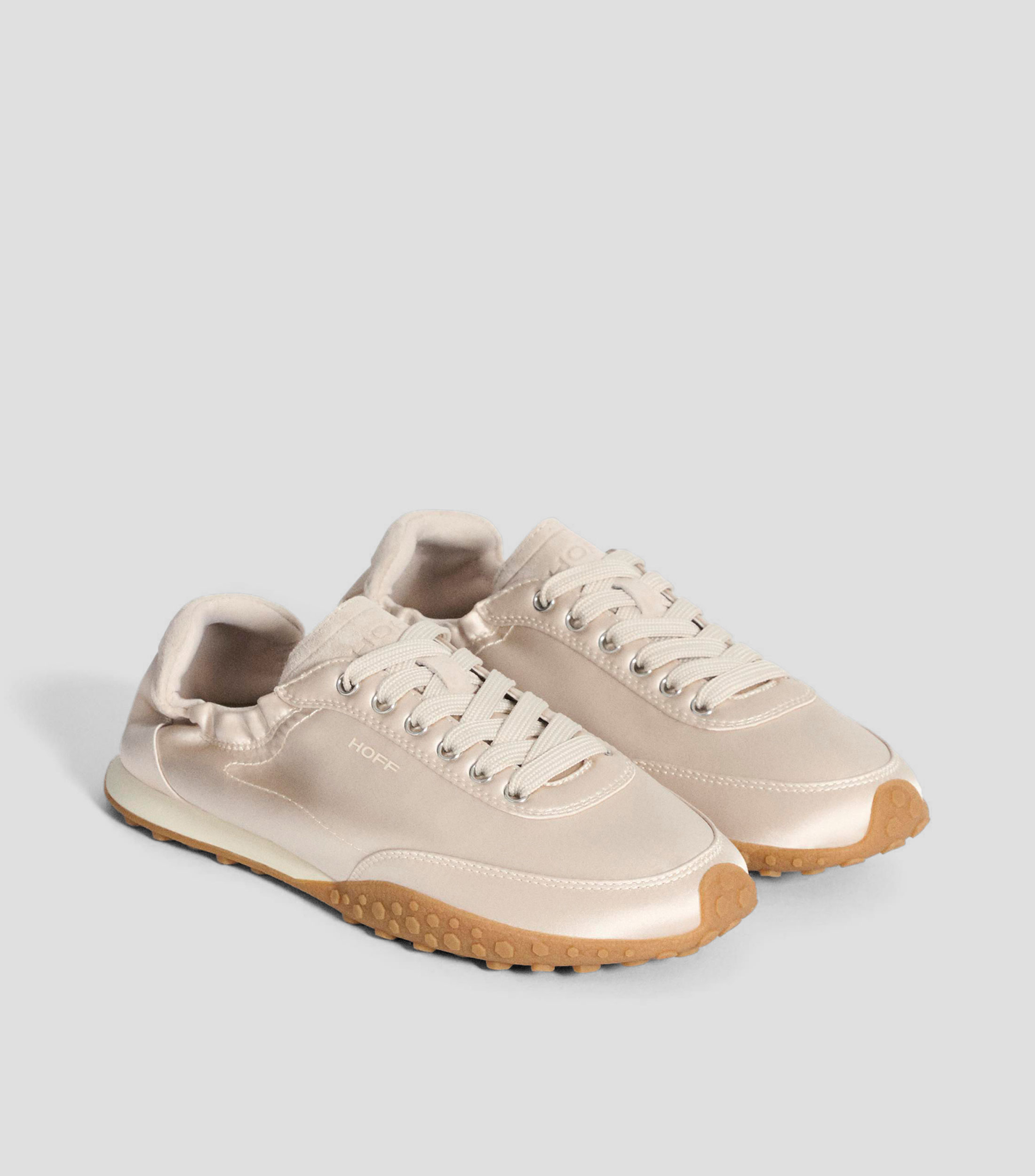 Tenis casuales en satín Mujer