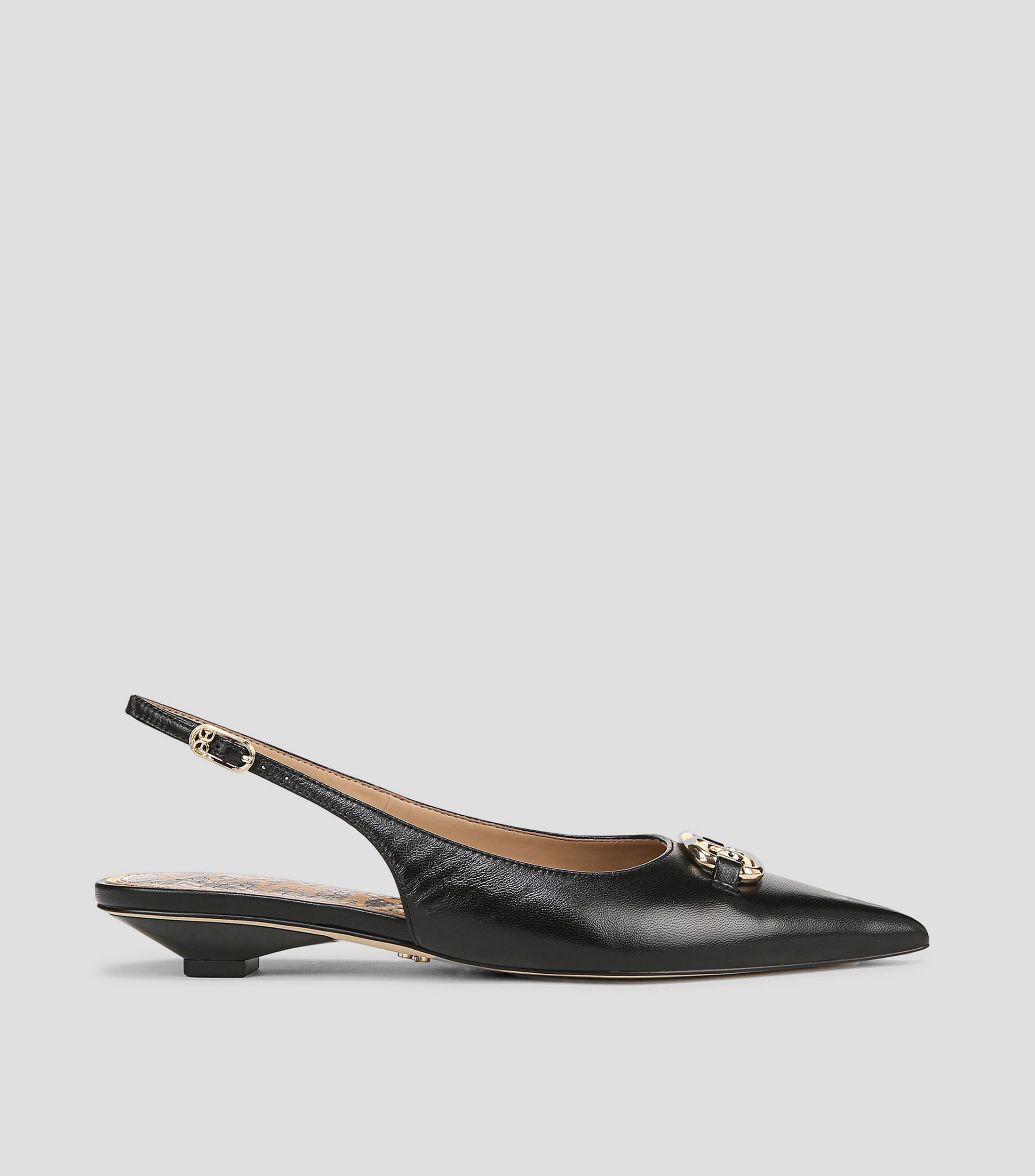 Zapatillas Slingback con Tacon Delgado de 2 cm Mujer
