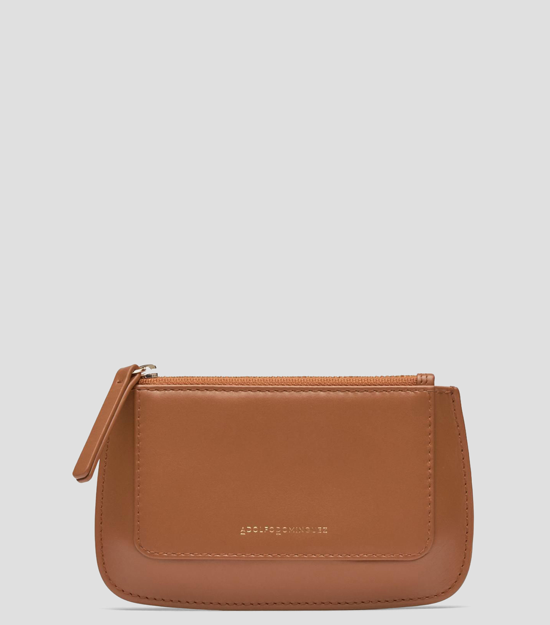 Cartera en piel lisa Mujer