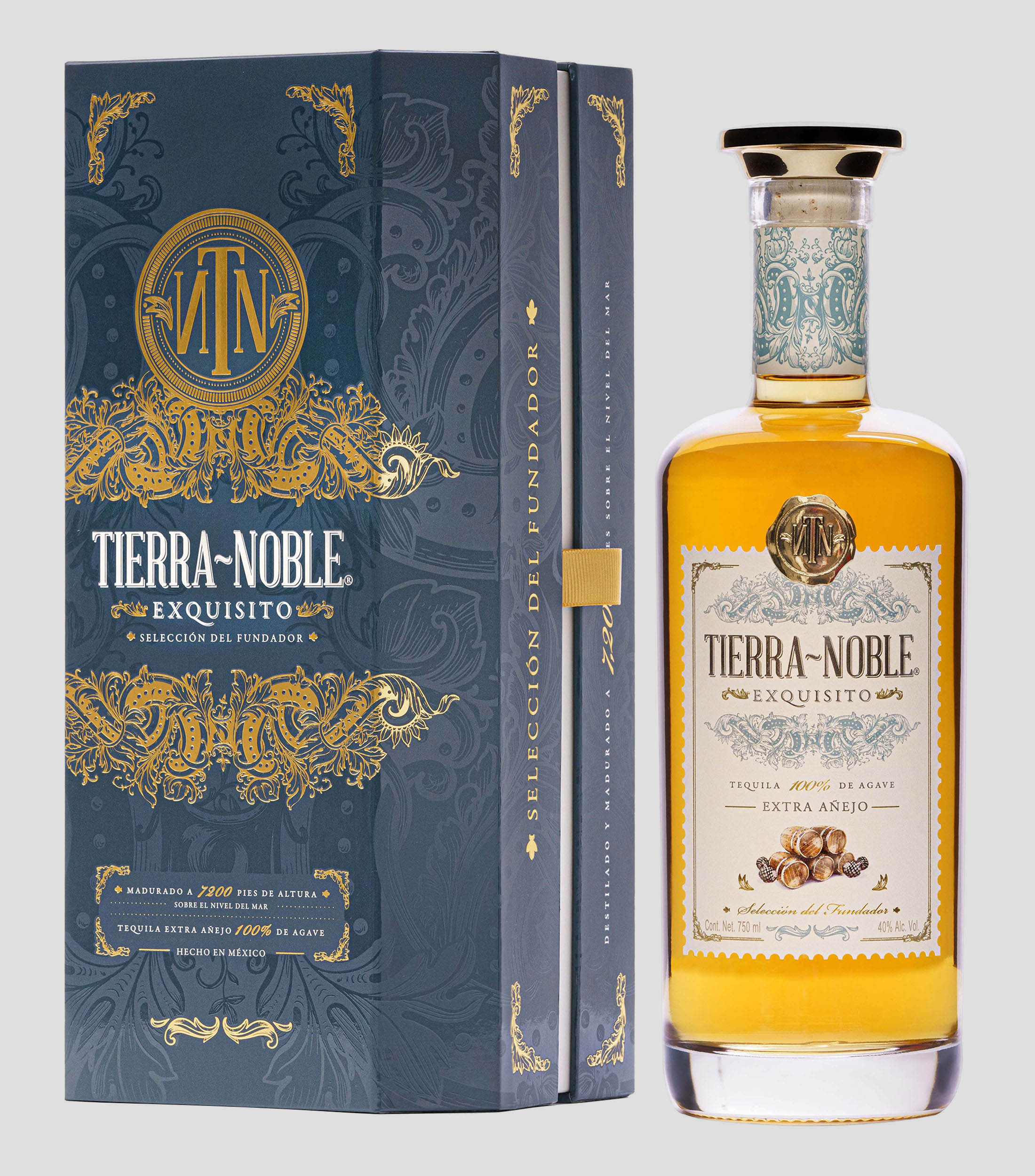 Tequila Extra Anejo Tierra Noble Exquisito, 750 ml