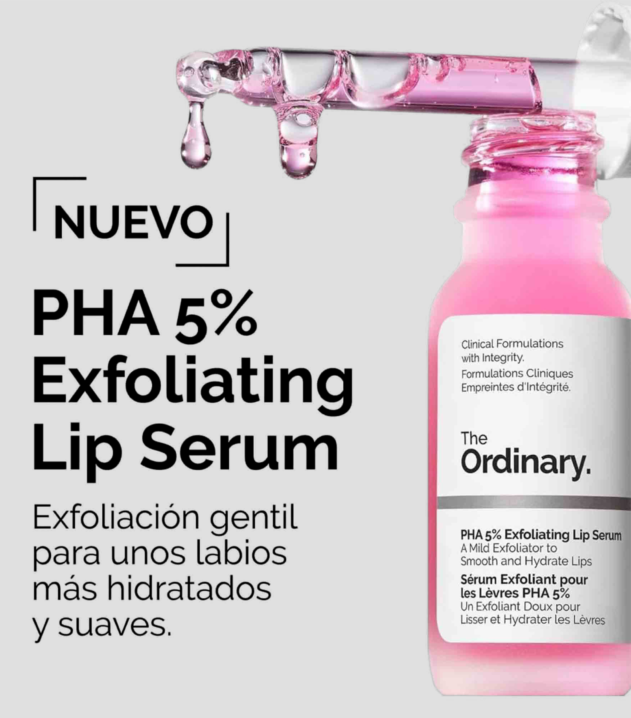 Sérum Exfoliante de Labios PHA 5%, 15 ml
