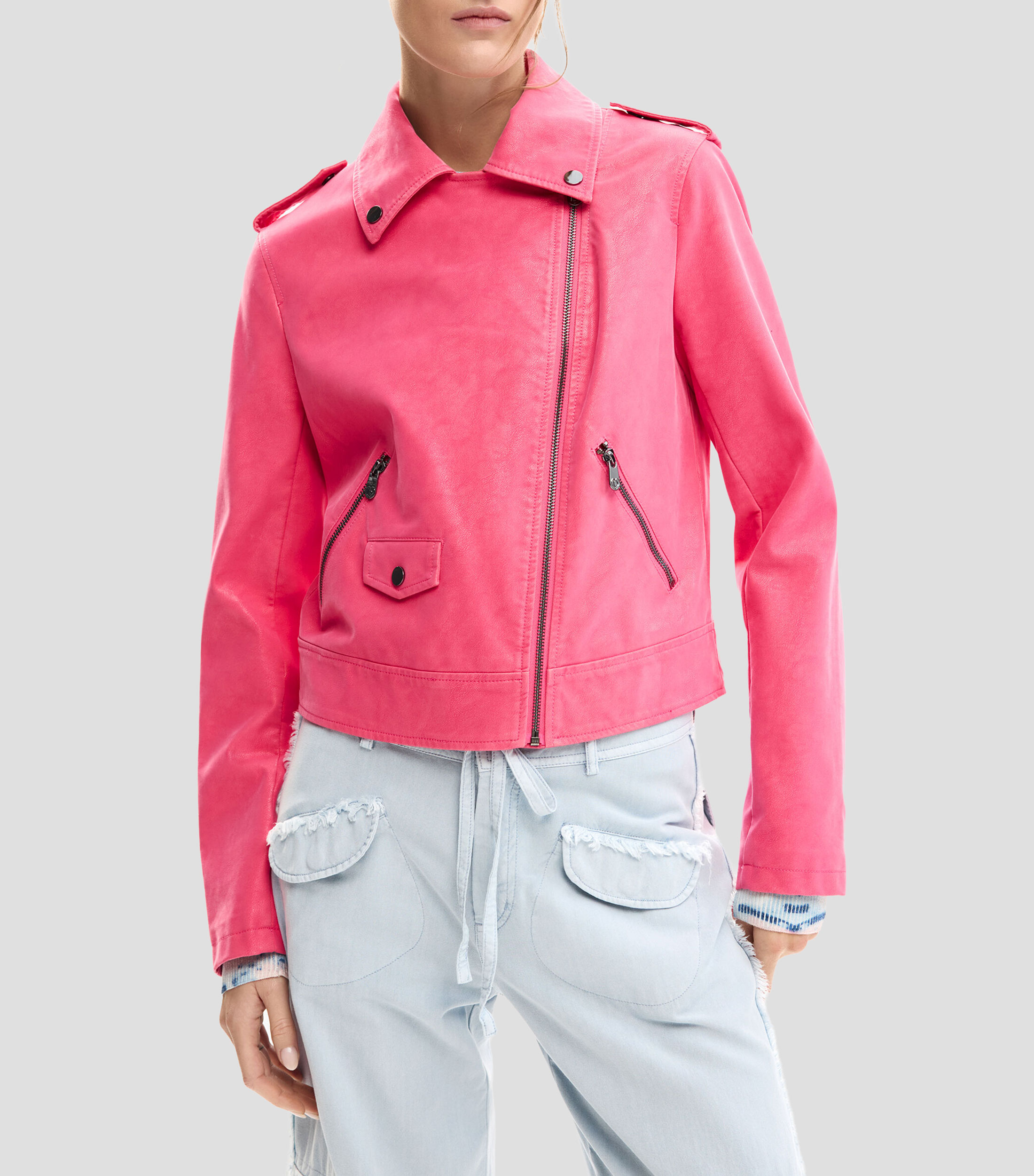 Chamarra biker Mujer