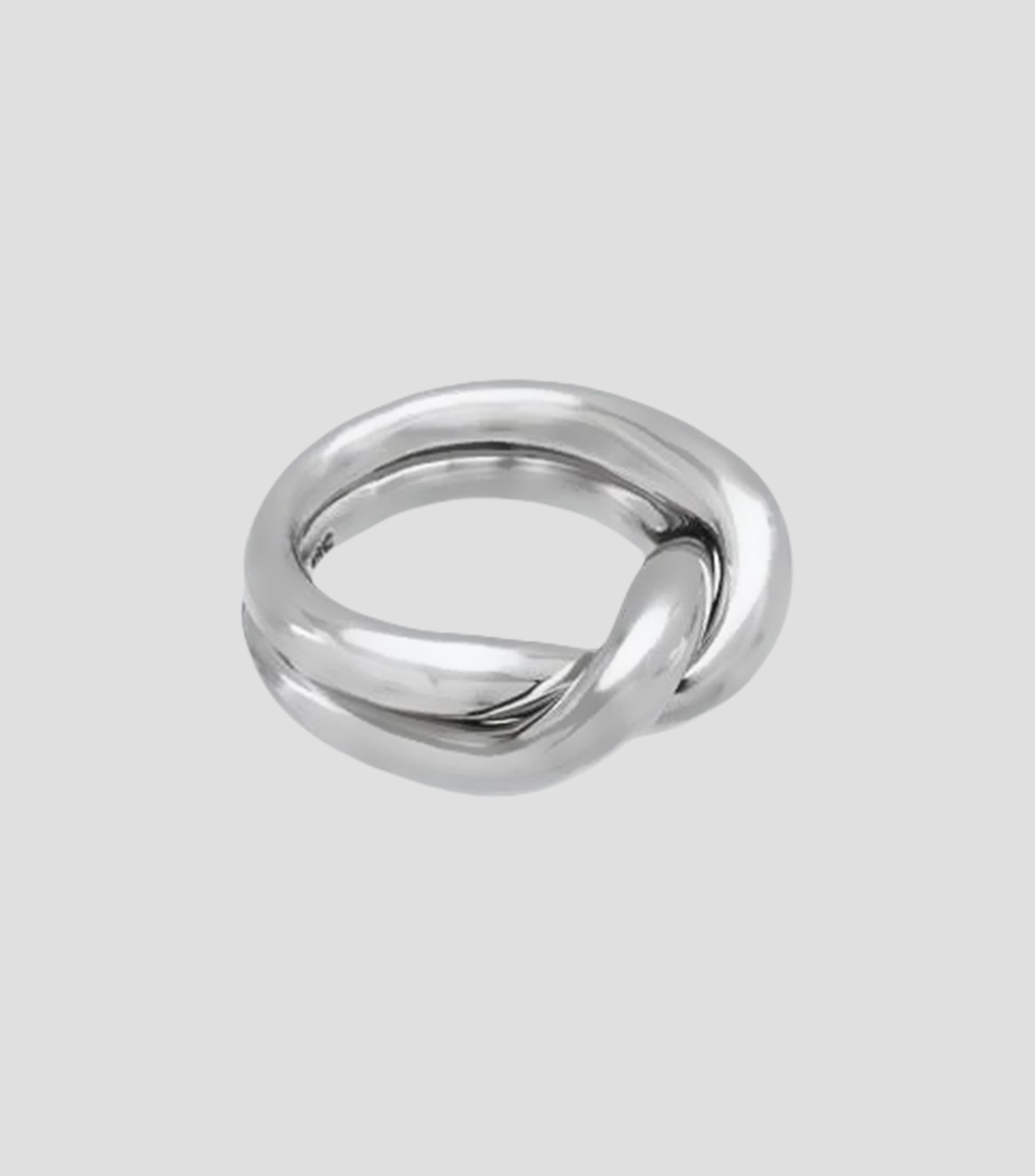 Anillo en plata Lazo Mujer