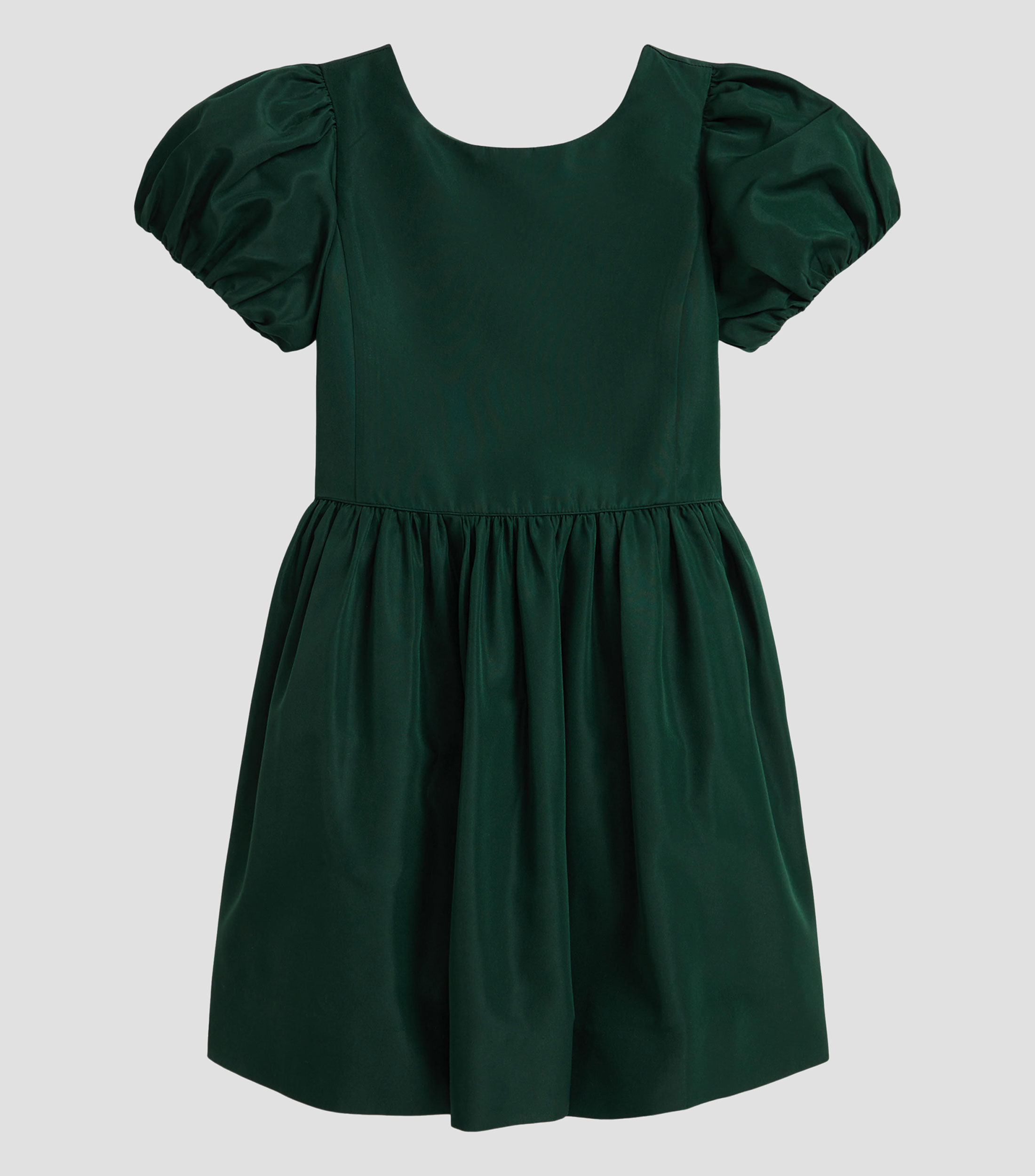 Vestido de manga corta abullonada Niña