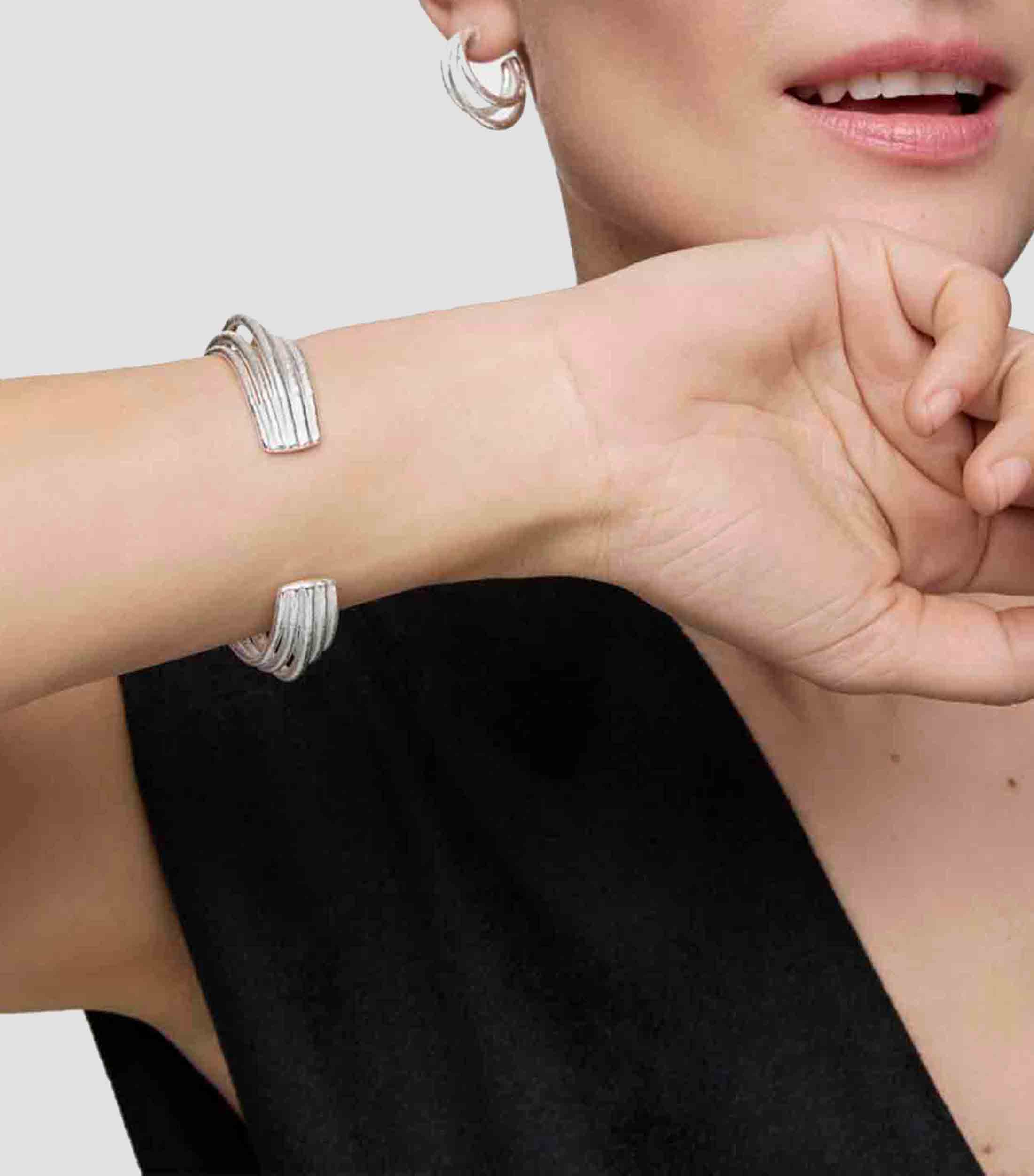Pulsera en plata de primera ley Mujer