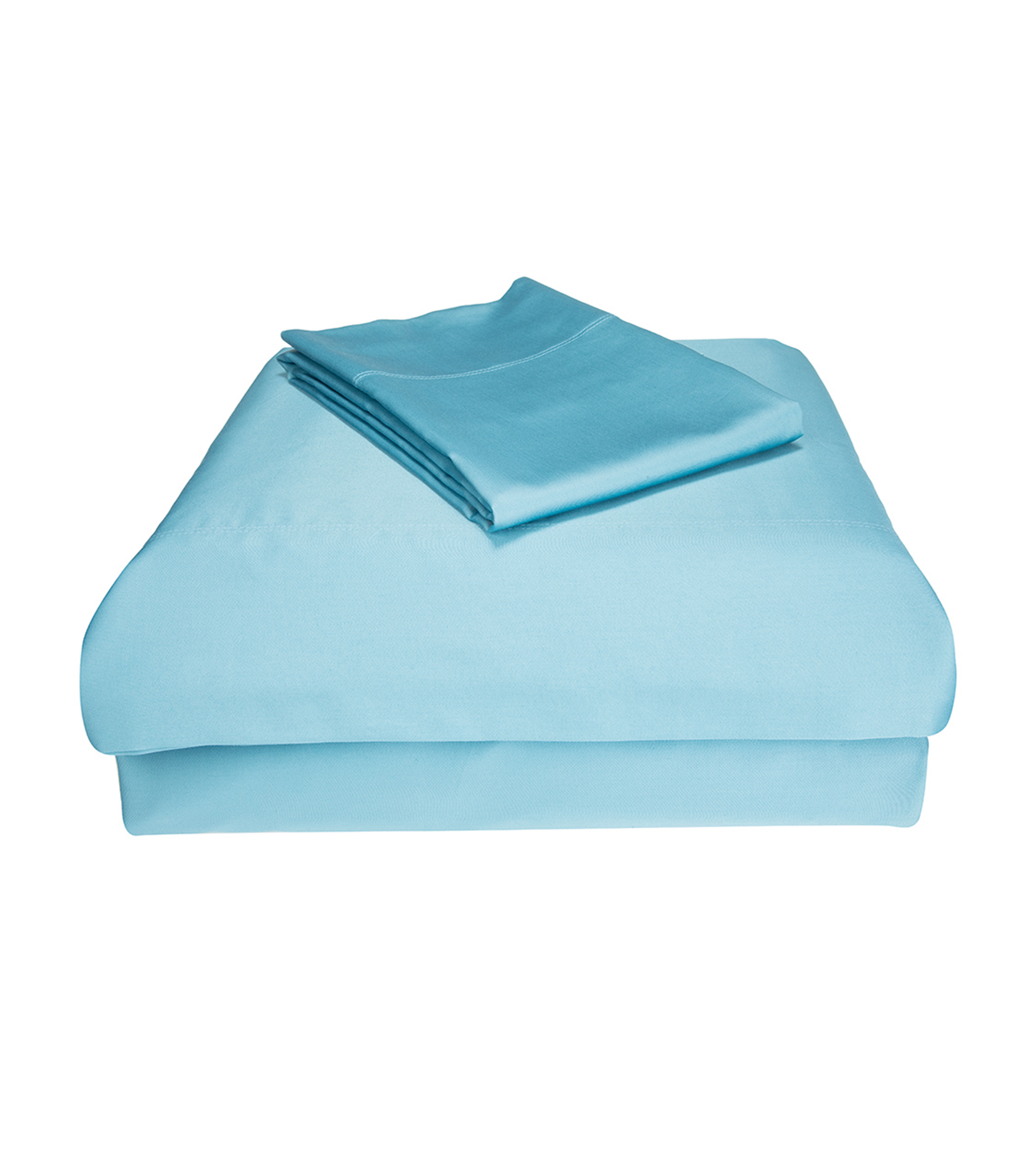 Juego de sábanas king size en algodón azul