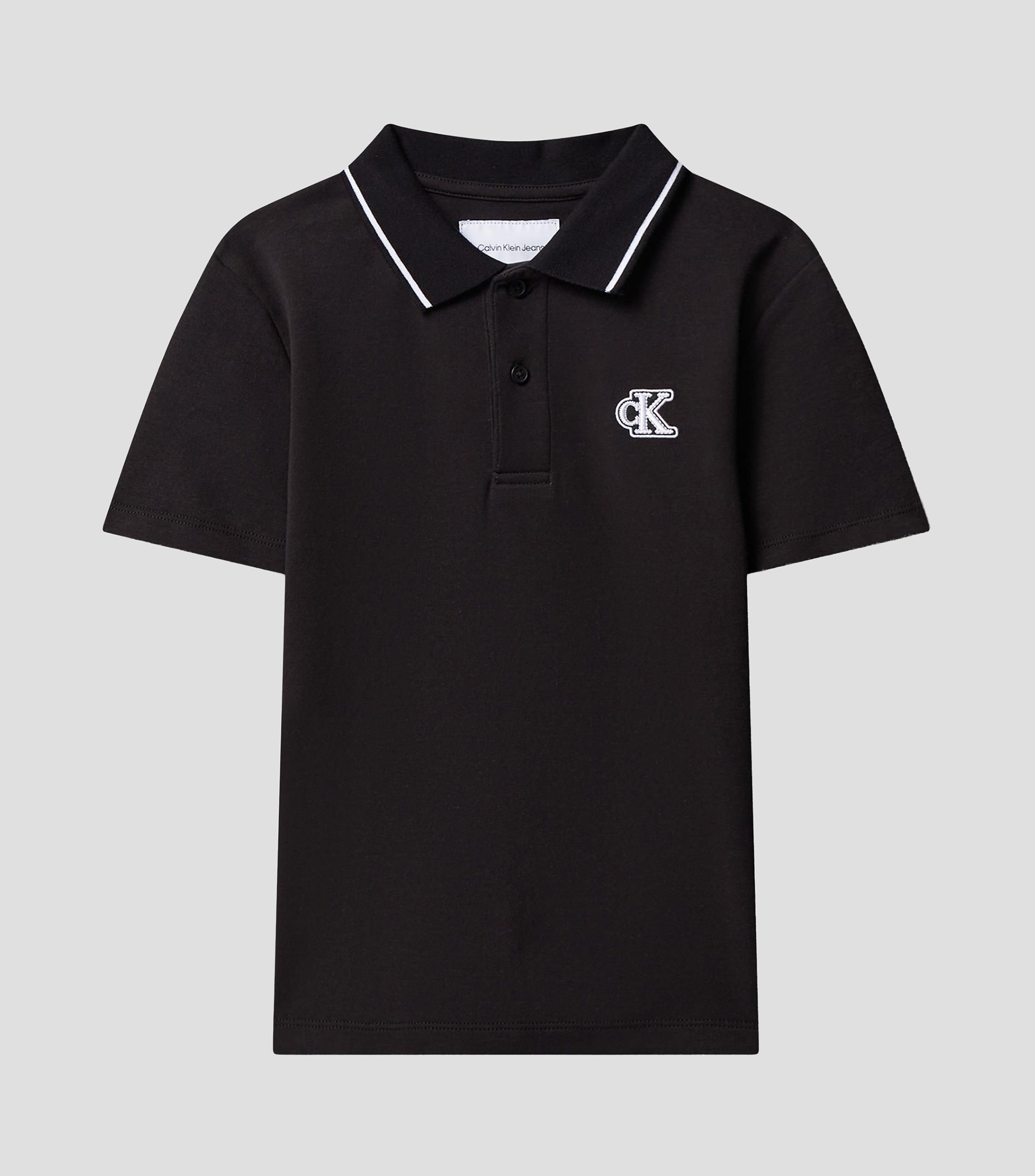 Playera tipo polo manga corta lisa Niño