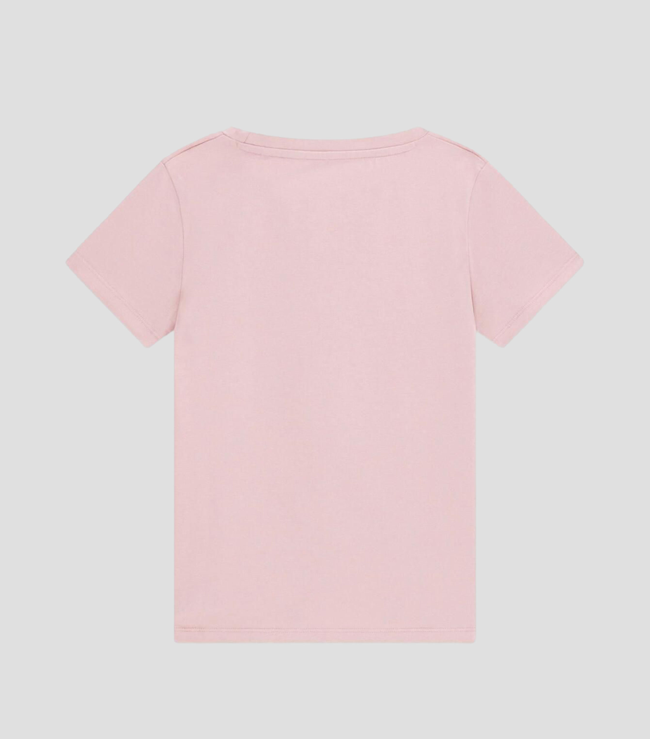 Playera cuello redondo manga corta estampada Niña