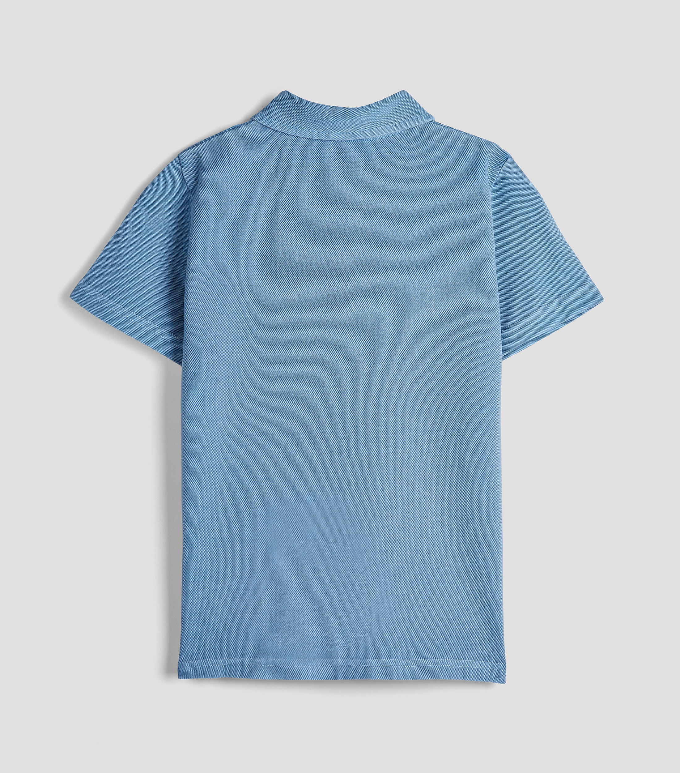 Playera tipo polo manga corta lisa Niño