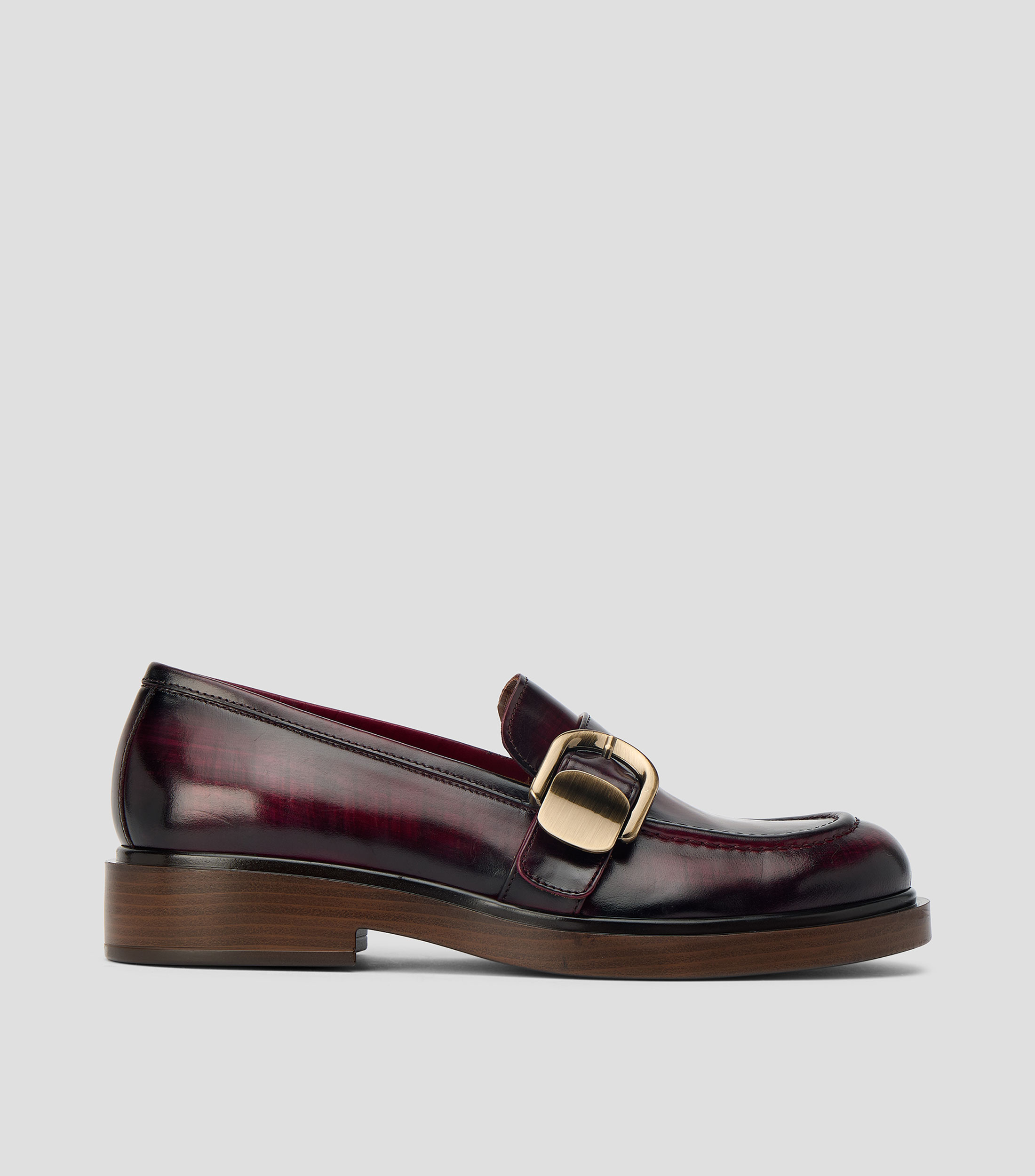 Mocasines Seline de piel con hebilla Mujer