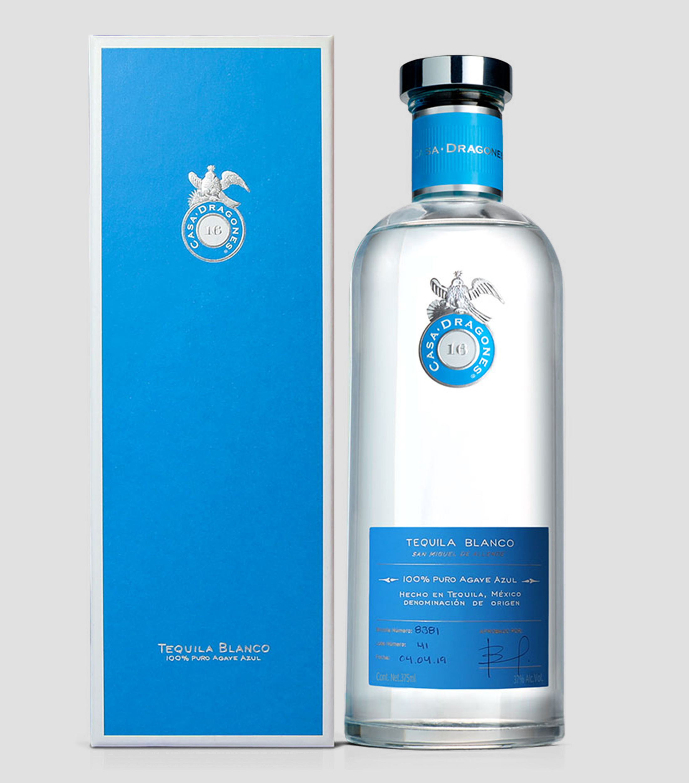 Tequila Blanco Casa Dragones, 375 ml
