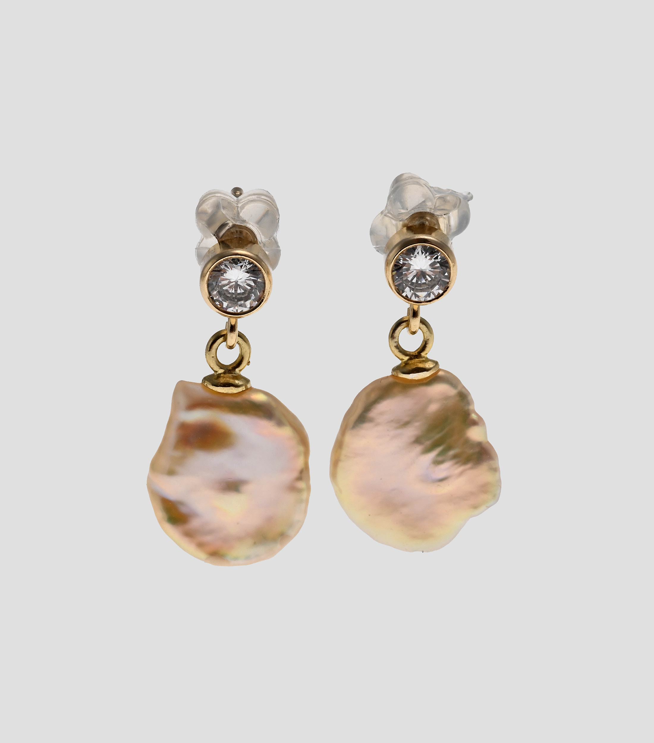 Aretes con perla cultivada Mujer