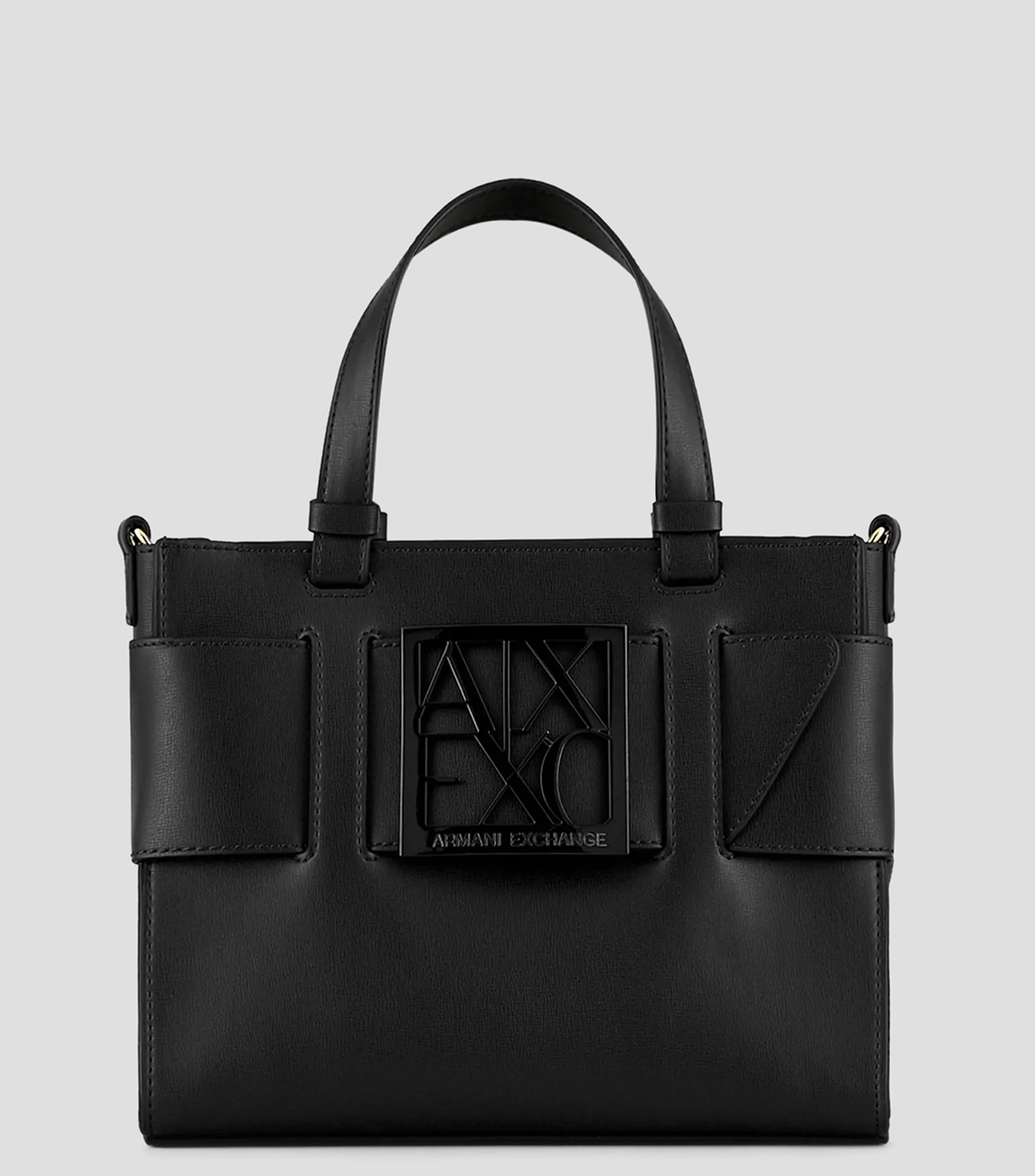 Bolso Tote negro liso Mujer