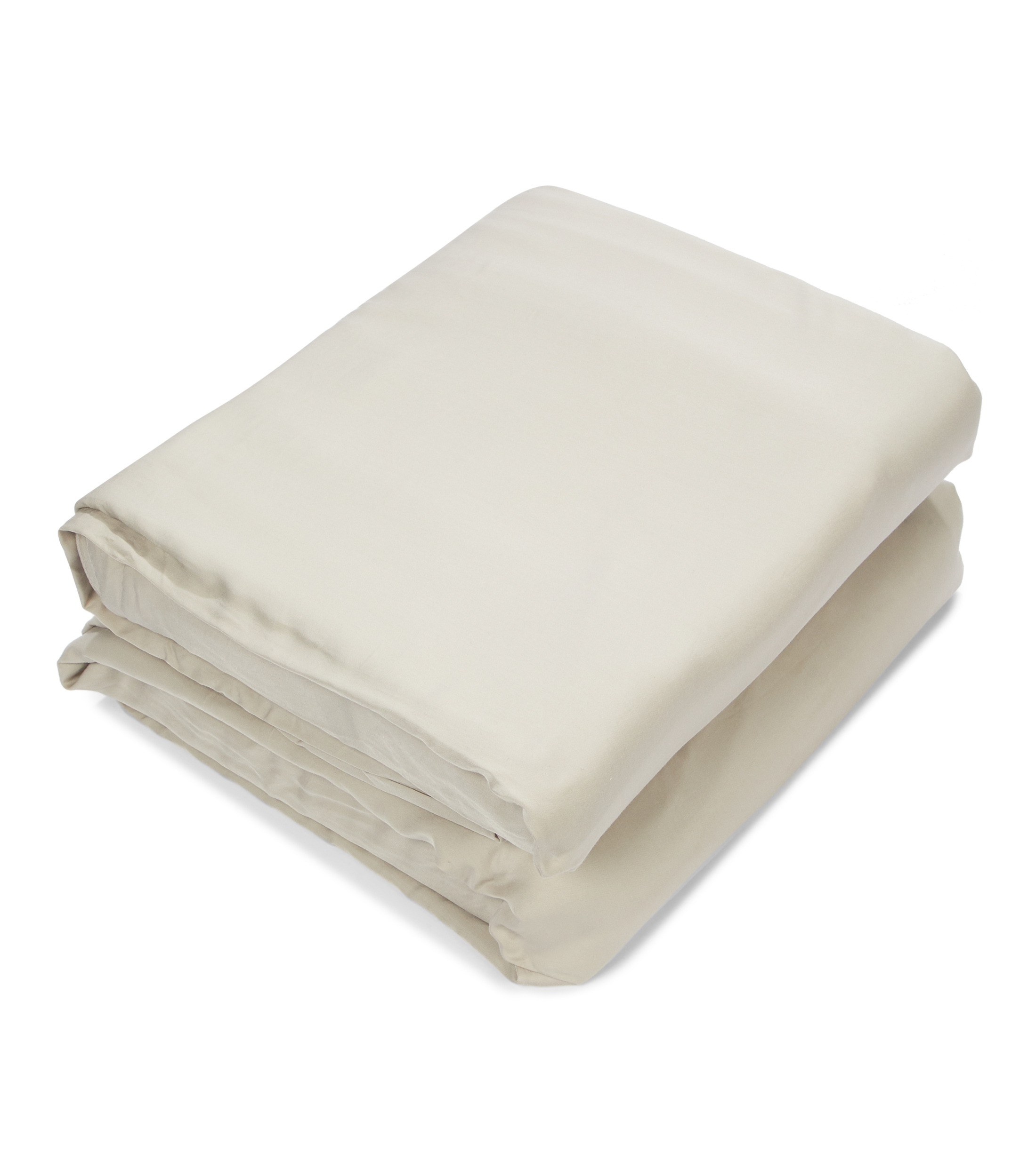 Funda para Duvet Matrimonial,Queen Size Bambú Lavaggio Taupe