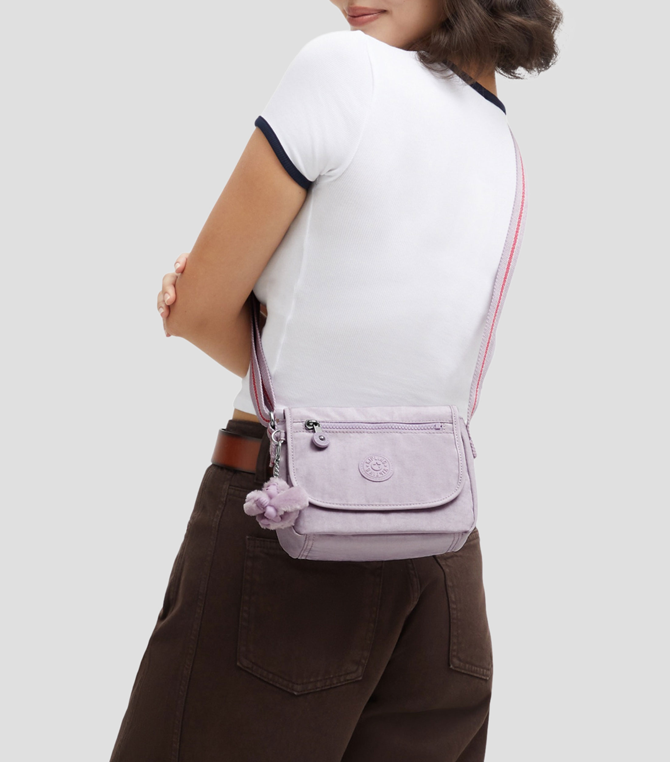 Bolsa messenger morada Sabian lisa Niña