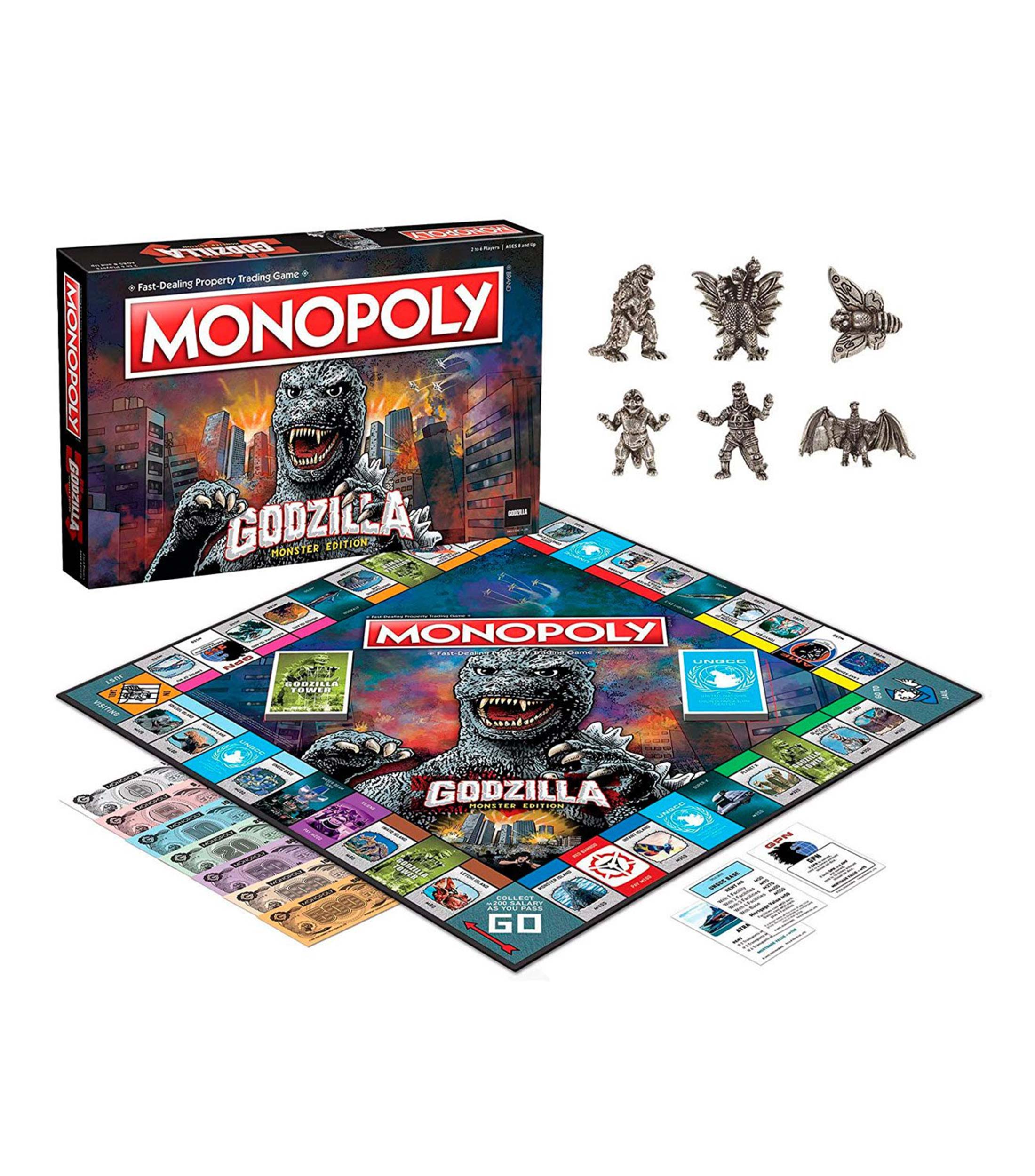 Juego de Mesa Monopoly Godzilla Monster Edition