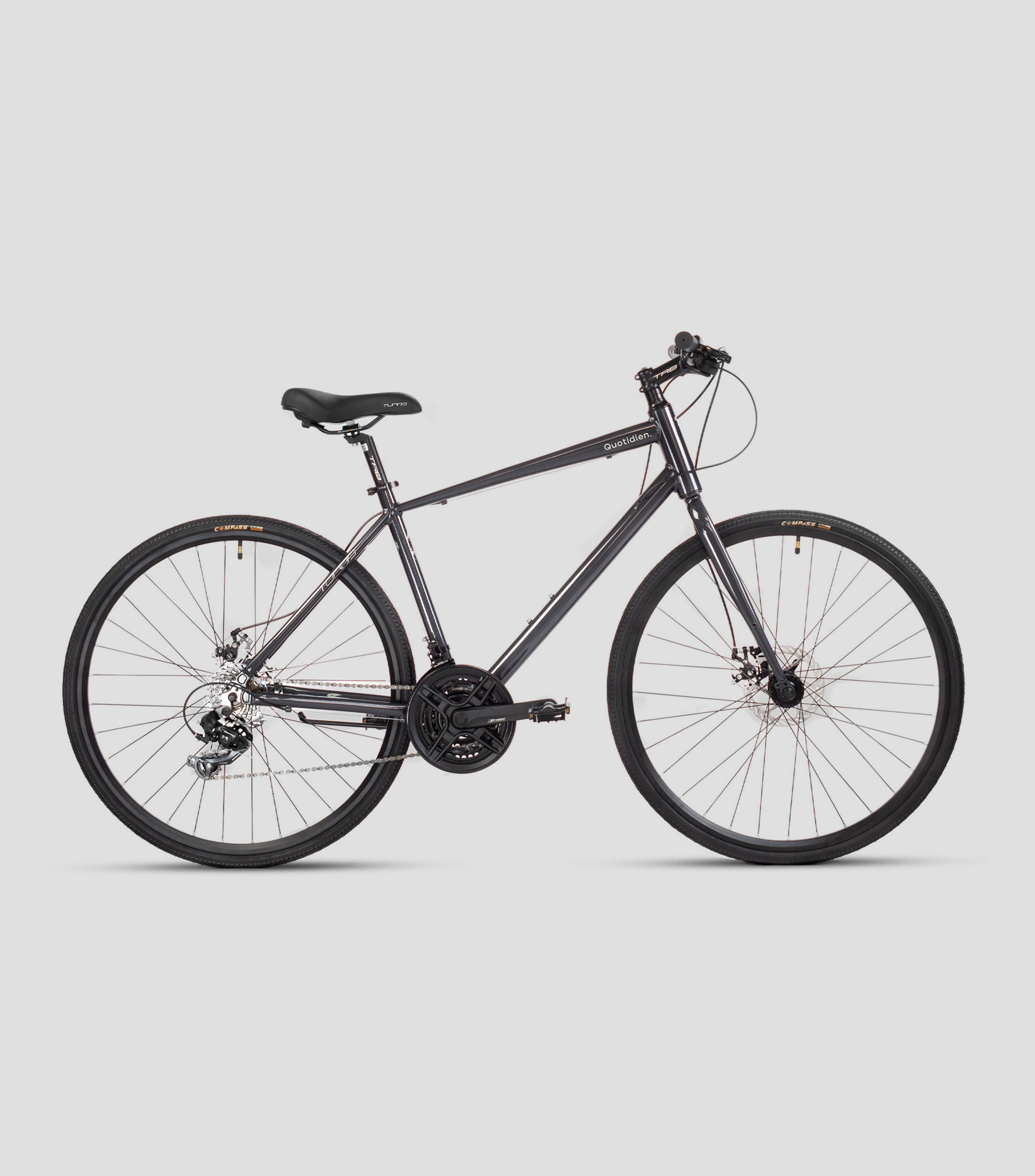 Bicicleta Urbana R-700 Quotidien M Gris Hombre