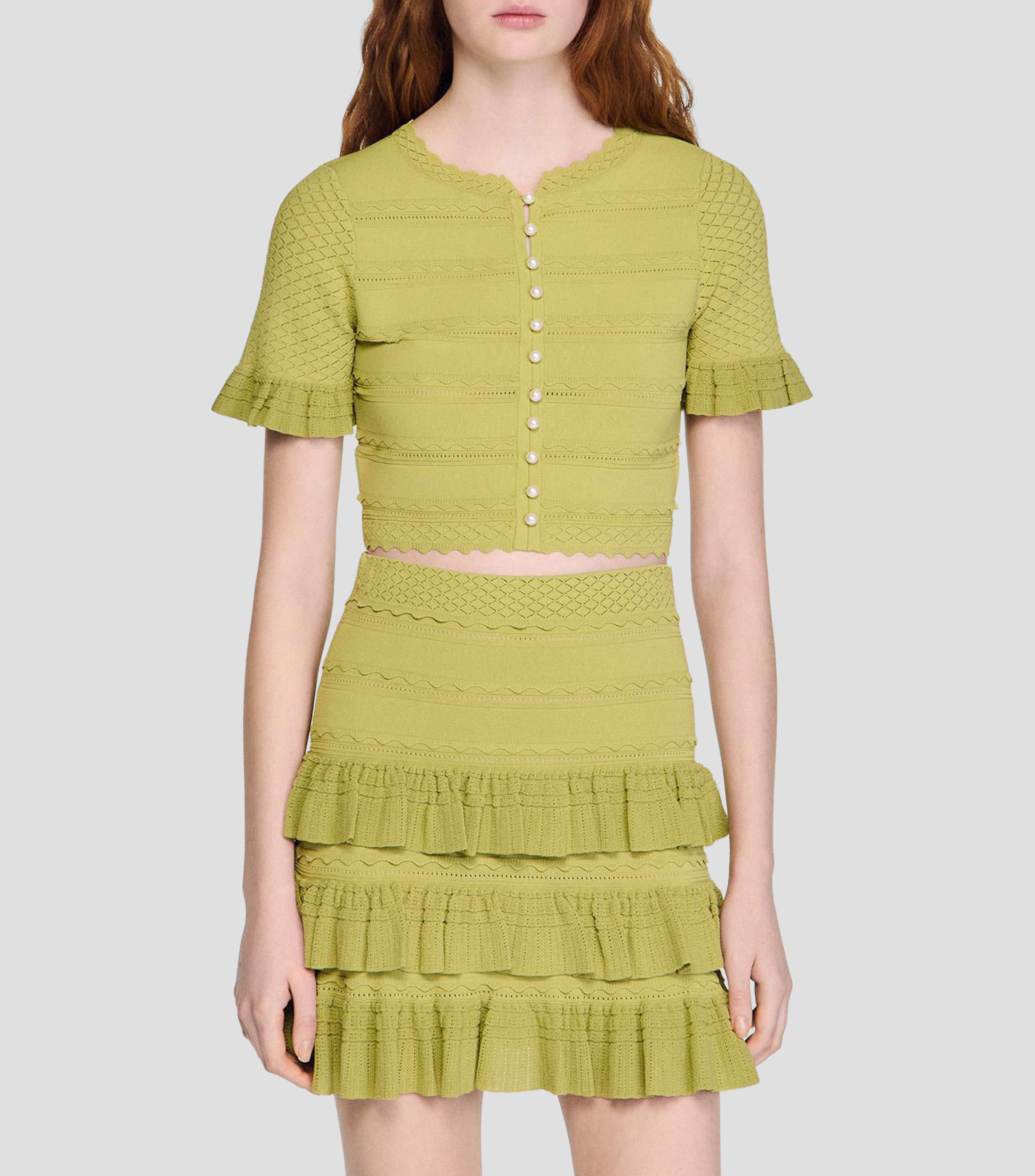 Blusa fantasía manga corta Mujer