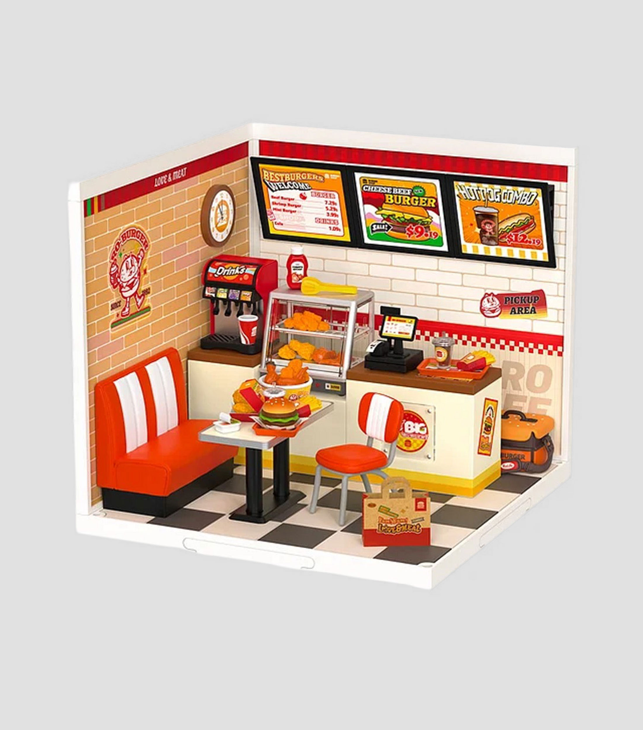 Armable 3D Hamburguesas Yum Yum