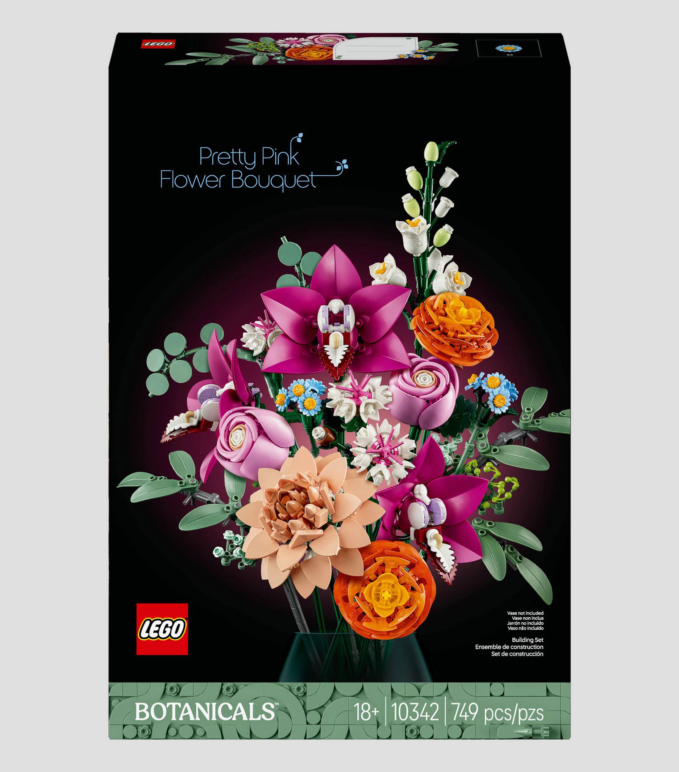 Lego Botanicals Ramo de Flores Fantasía en Rosa 10342