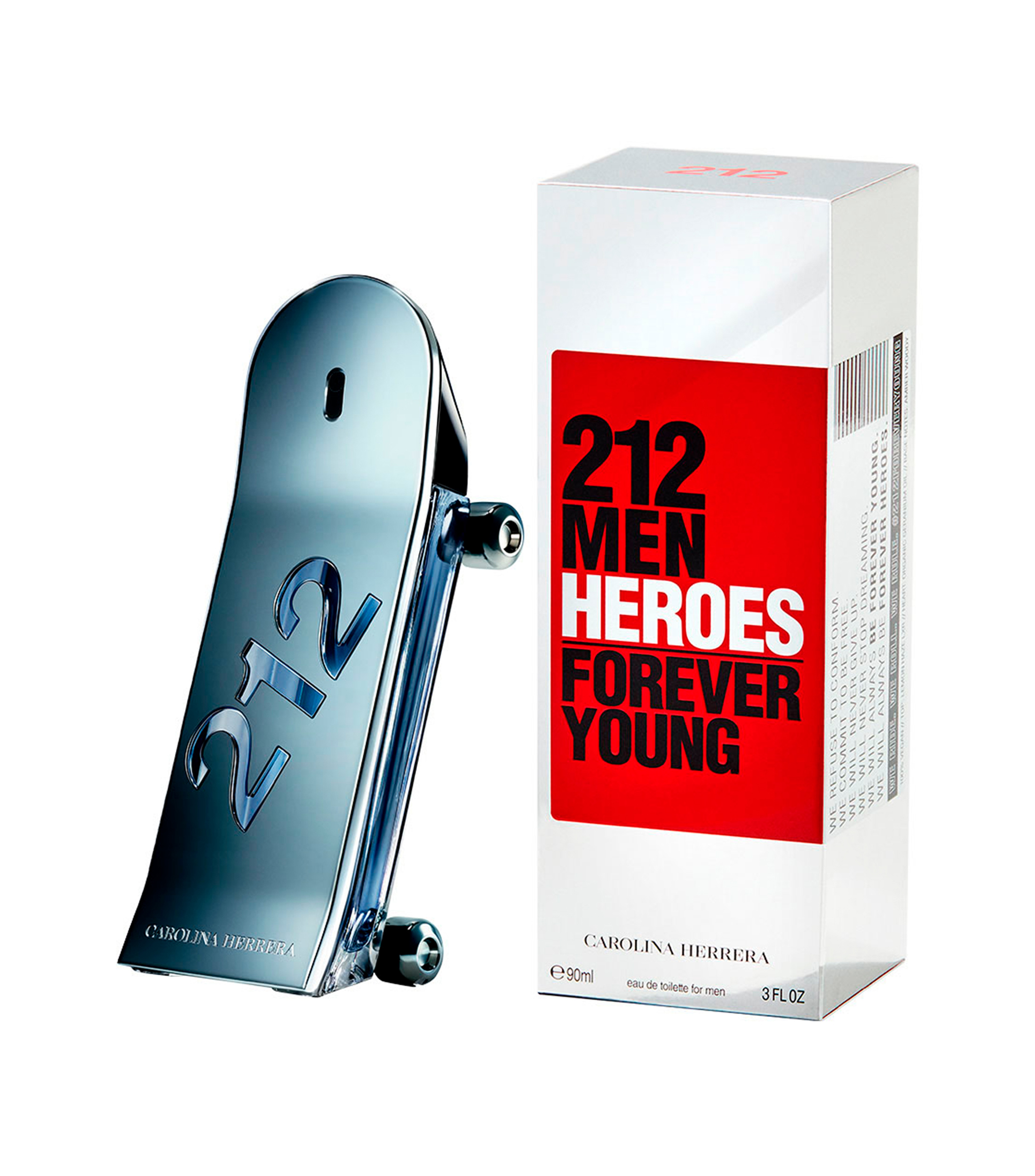 Perfume, 212 Heroes Eau de Toilette, 90 ml Hombre