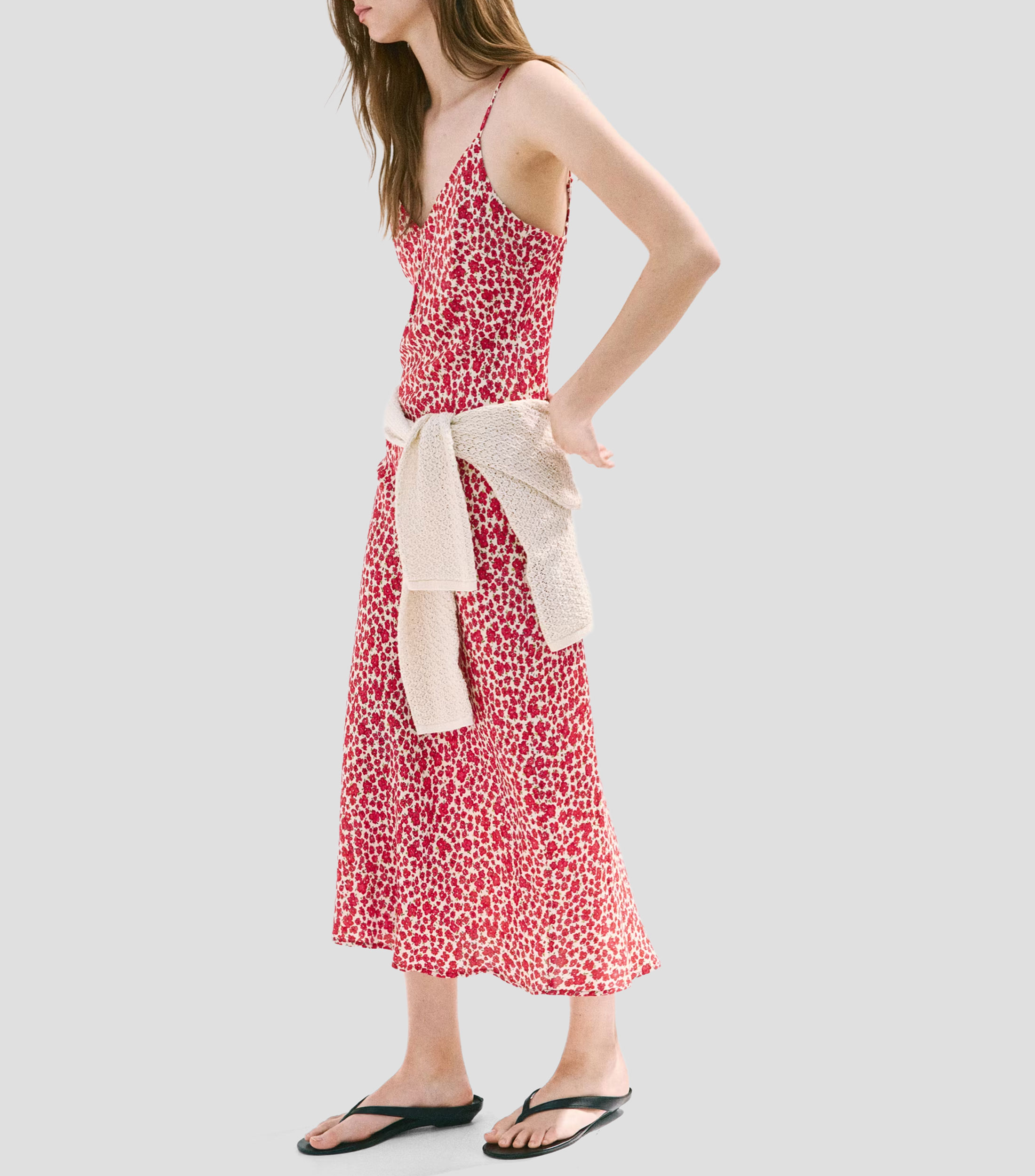 Vestido casual midi estampado Kendal Mujer