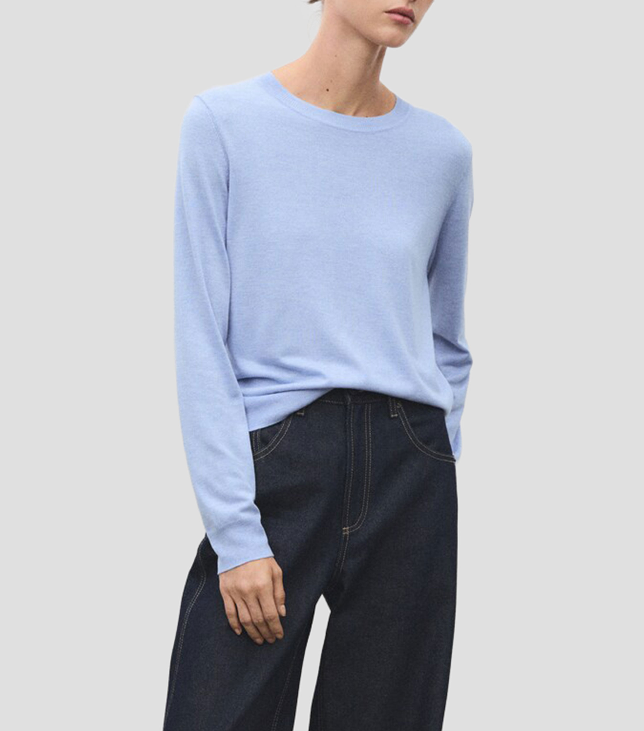 Suéter cuello redondo Mujer