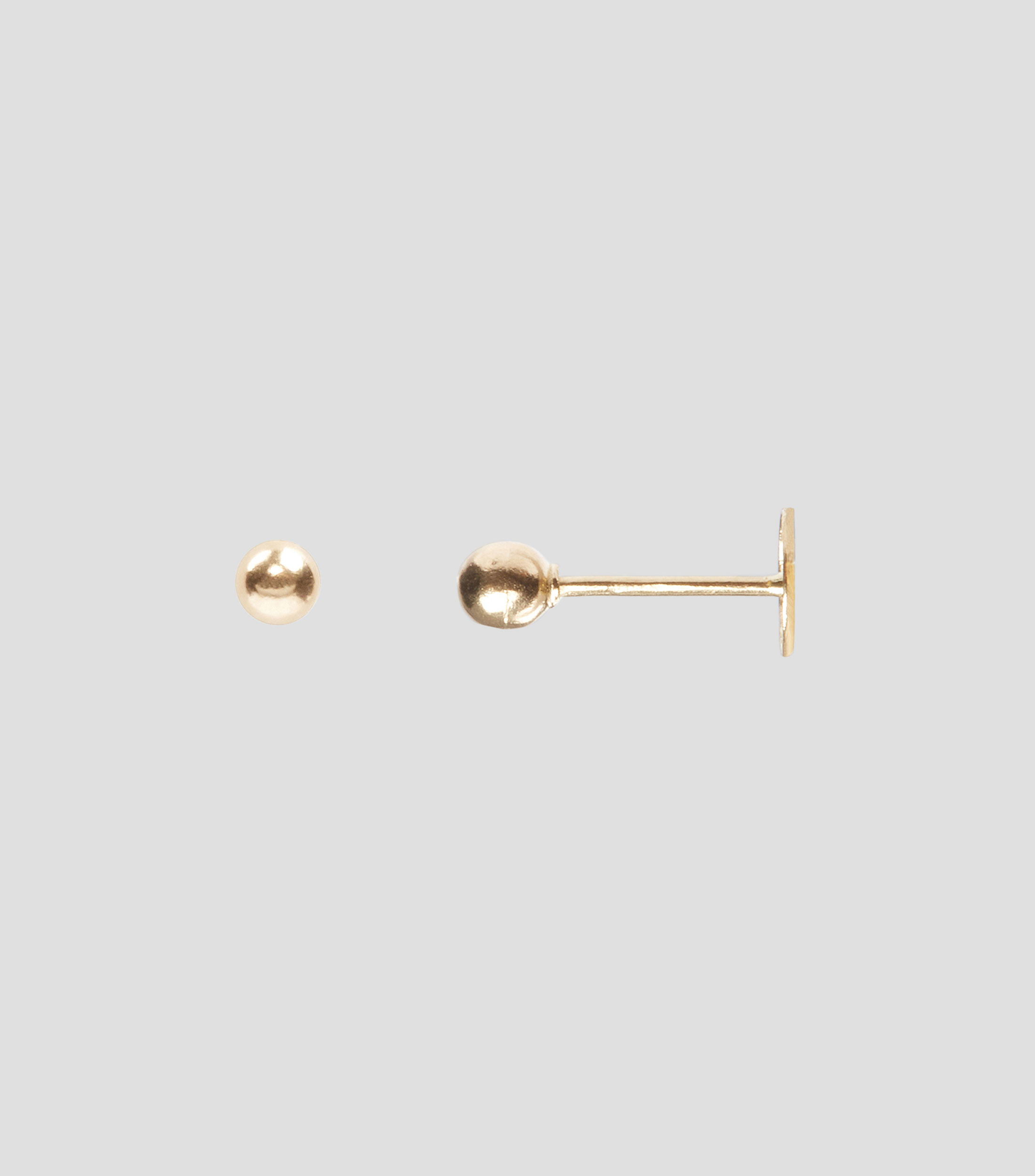 Aretes en oro amarillo de 18 Kts Mujer
